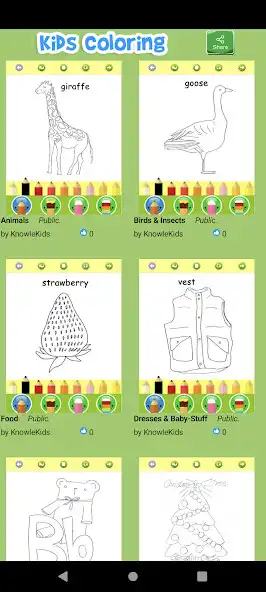 Play Kids Coloring Lite  and enjoy Kids Coloring Lite with UptoPlay
