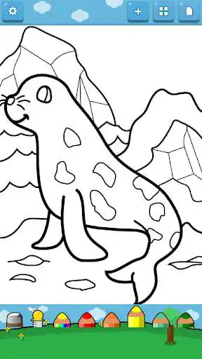 Play Kids Coloring Sea Animals