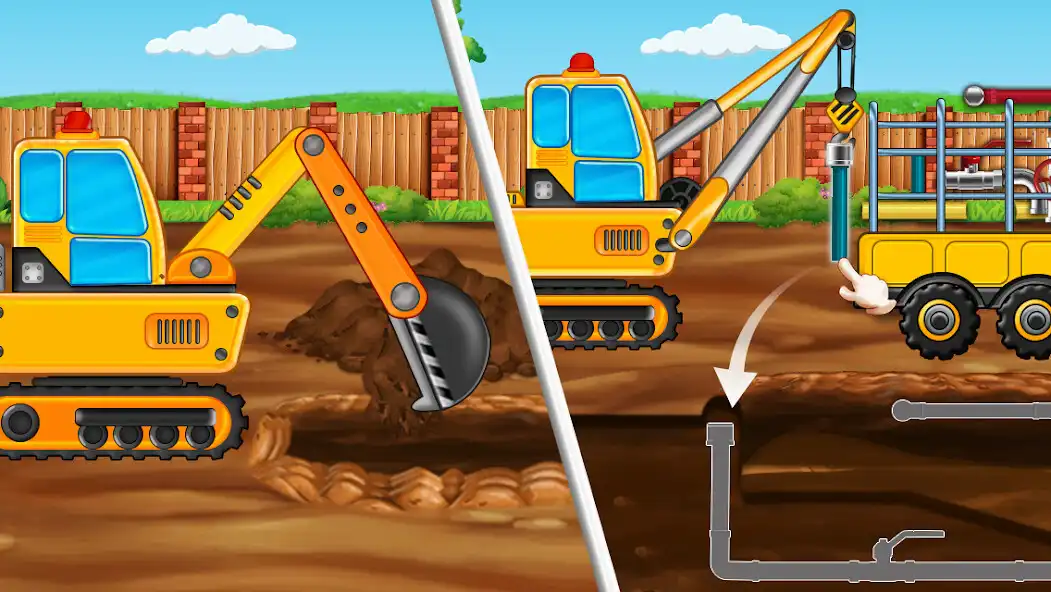 Play Kids Construction City builder  and enjoy Kids Construction City builder with UptoPlay