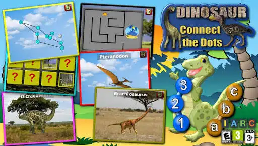 Play Kids Dinosaur Join the Dots  and enjoy Kids Dinosaur Join the Dots with UptoPlay