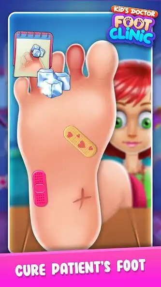 Play Kids Doctor: Foot Clinic as an online game Kids Doctor: Foot Clinic with UptoPlay