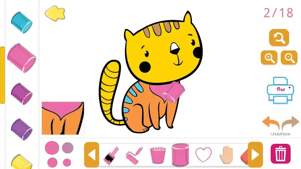 Play Kids Drawing and Coloring Book as an online game Kids Drawing and Coloring Book with UptoPlay