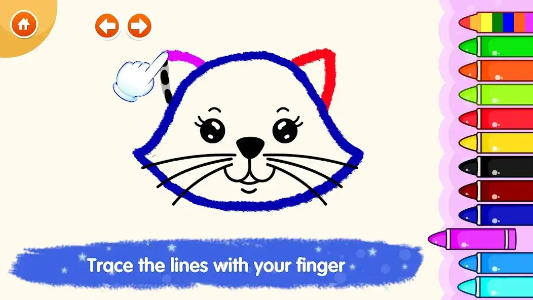 Play Kids Drawing  Coloring Games as an online game Kids Drawing  Coloring Games with UptoPlay