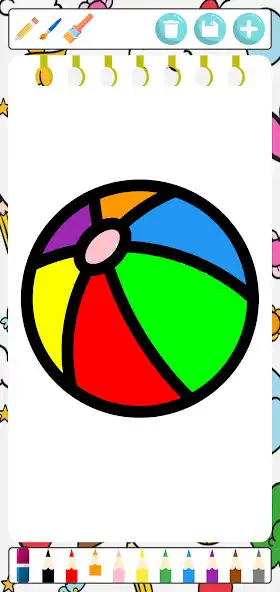 Play Kids Drawing: Paint for kids! as an online game Kids Drawing: Paint for kids! with UptoPlay