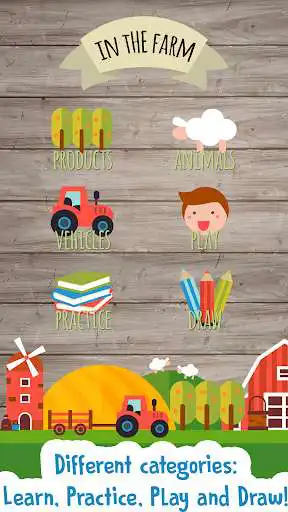Play Kids Farm Game: Educational games for toddlers  and enjoy Kids Farm Game: Educational games for toddlers with UptoPlay