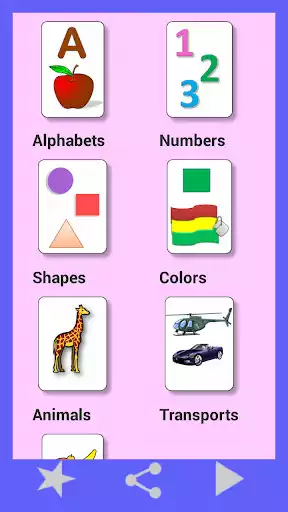 Play Kids  flashcard game