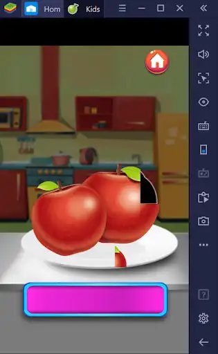 Play Kids Fruits Puzzle Game as an online game Kids Fruits Puzzle Game with UptoPlay