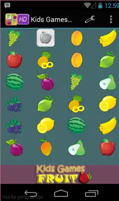 Play Kids games fruit
