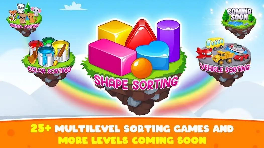 Play Kids Games Sorting Learning as an online game Kids Games Sorting Learning with UptoPlay