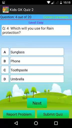 Play Kids GK Quiz as an online game Kids GK Quiz with UptoPlay