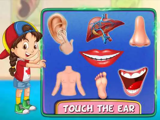 Play Kids Human Body Parts: Learning Game