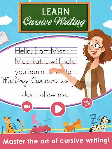Play APK Kids Learn Cursive Writing - Cursive For Toddlers  and enjoy Kids Learn Cursive Writing - Cursive For Toddlers using Ap