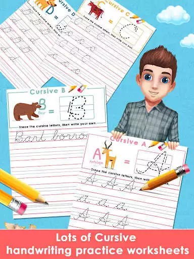 Play APK Kids Learn Cursive Writing - Cursive For Toddlers  and enjoy Kids Learn Cursive Writing - Cursive For Toddlers using Ap