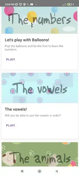 Play KidsLearn: Numbers, Vowels... as an online game KidsLearn: Numbers, Vowels... with UptoPlay