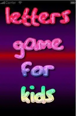 Play KIDS LETTERS LEARNING