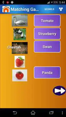 Play Kids Matching Game  Words