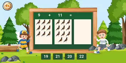 Play Kids math - learn and workout as an online game Kids math - learn and workout with UptoPlay