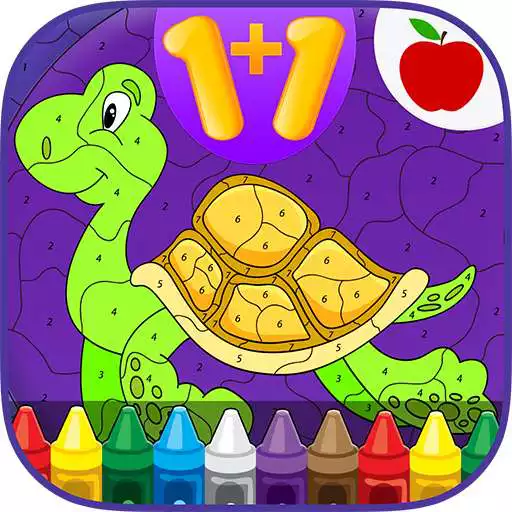 Play Kids Math Paint by Number Game APK