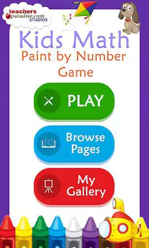 Play Kids Math Paint by Number Game  and enjoy Kids Math Paint by Number Game with UptoPlay