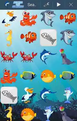 Play Kids Memory Game - Sea Animals