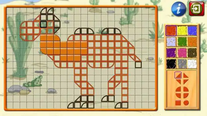 Play Kids Mosaic Art Shape and Color Picture Puzzles Play Kids Mosaic Art Shape and Color Picture Puzzles