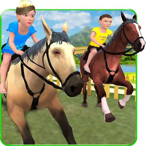 Run free android online Kids Mountain Horse Rider Race APK