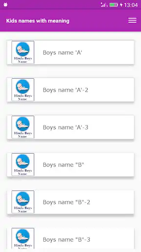 Play Kids names with meaning as an online game Kids names with meaning with UptoPlay