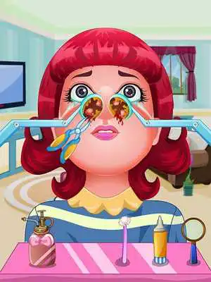 Play kids Nose Surgery Games