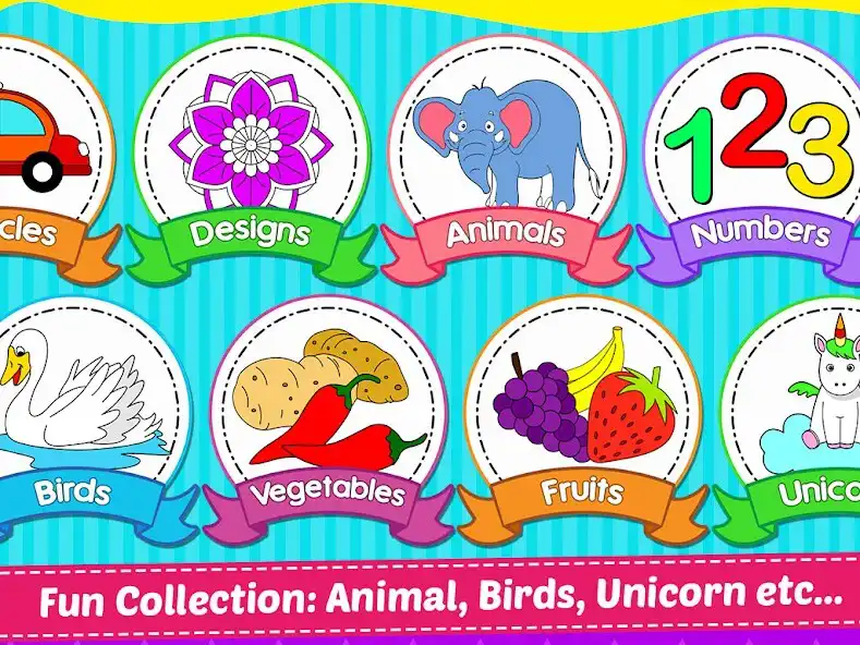 Play Kids Painting And Drawing Book as an online game Kids Painting And Drawing Book with UptoPlay