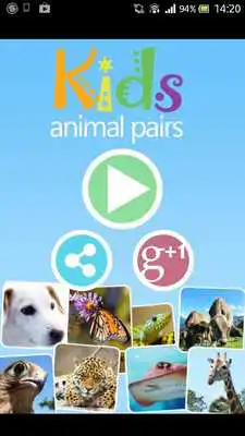 Play KIDS PAIRS - ANIMALS