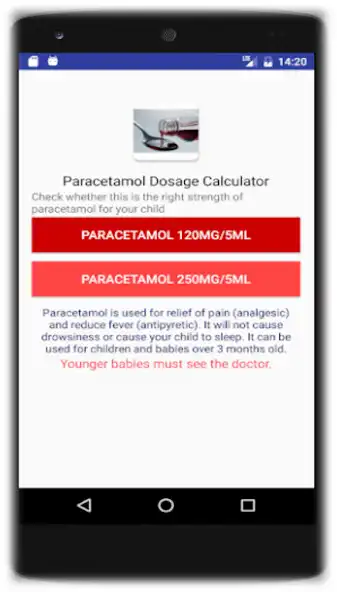 Play Kids Paracetamol Calculator  and enjoy Kids Paracetamol Calculator with UptoPlay