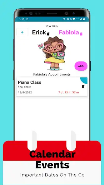 Play Kid special day- kid calendar as an online game Kid special day- kid calendar with UptoPlay