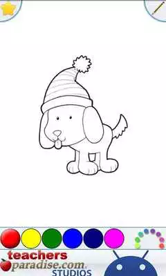 Play Kids Pets Coloring Book Game