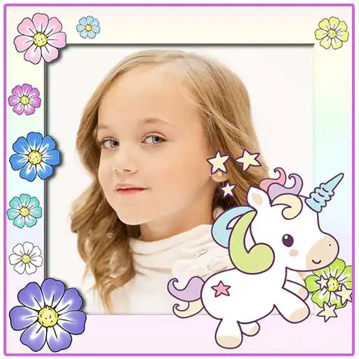 Play kids photo frame unicorn APK