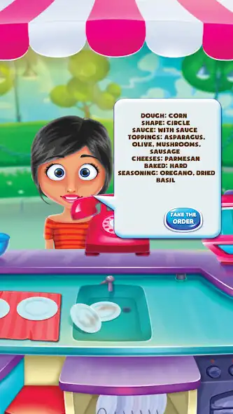 Play Kids Pizza Maker: Cooking Game as an online game Kids Pizza Maker: Cooking Game with UptoPlay