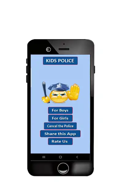 Play kids police - fake call as an online game kids police - fake call with UptoPlay