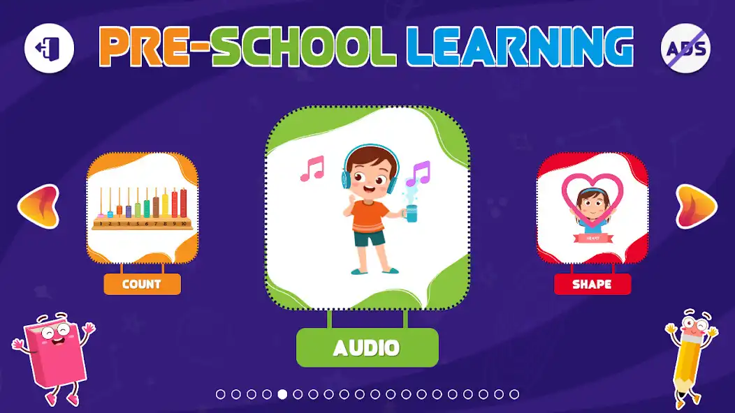 Play Kids Preschool - ABC, Number, Color  Spelling as an online game Kids Preschool - ABC, Number, Color  Spelling with UptoPlay