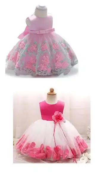 Play Kids Pretty Dresses 2022 as an online game Kids Pretty Dresses 2022 with UptoPlay