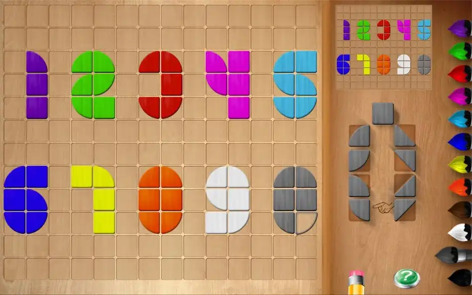 Play Kids puzzle game - learning game for toddlers as an online game Kids puzzle game - learning game for toddlers with UptoPlay