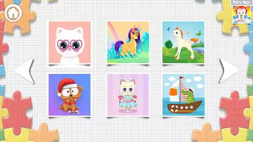 Play Kids Puzzles Game as an online game Kids Puzzles Game with UptoPlay