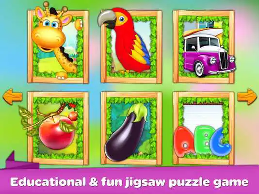 Play Kids Puzzles - Learning Game Baby Puzzles