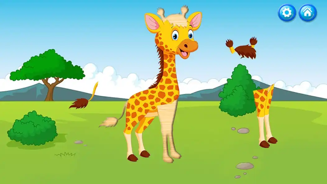 Play Kids Puzzles - Safari Puzzles as an online game Kids Puzzles - Safari Puzzles with UptoPlay