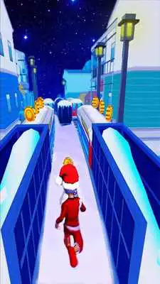 Play Kids Santa Run - Subway Runner