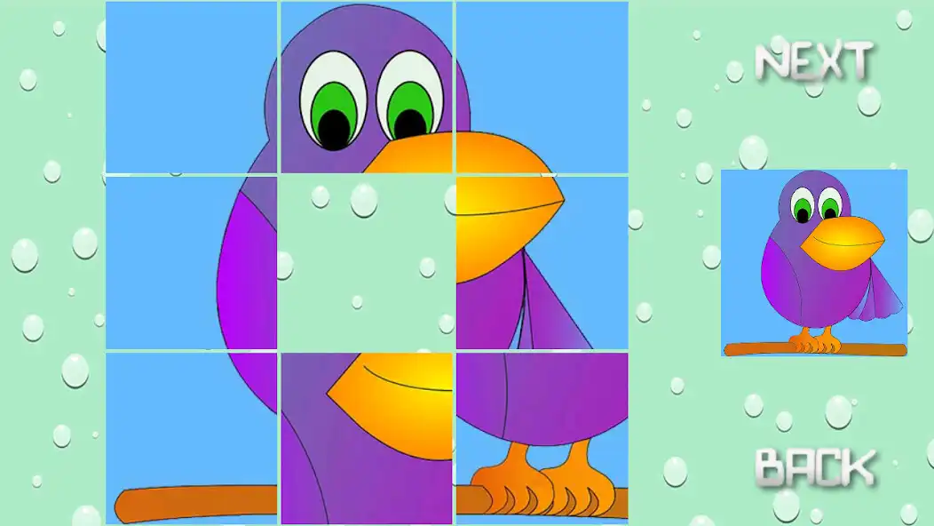 Play Kids slide puzzle as an online game Kids slide puzzle with UptoPlay
