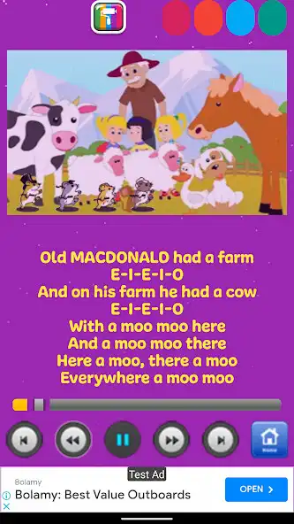 Play Kids Song : Old Macdonald as an online game online Kids Song : Old Macdonald with UptoPlay Play Kids Song : Old Macdonald as an online game Kids Song : Old Macdonald with UptoPlay