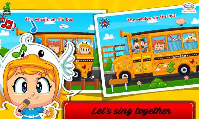 Play Kids Song: Wheel On The Bus