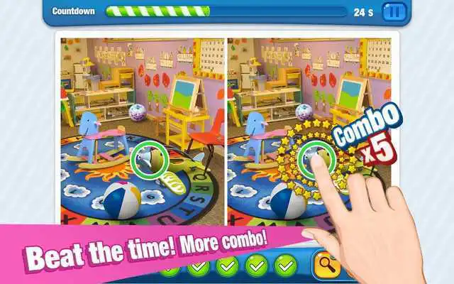 Play Kids Spot Game - School Fun