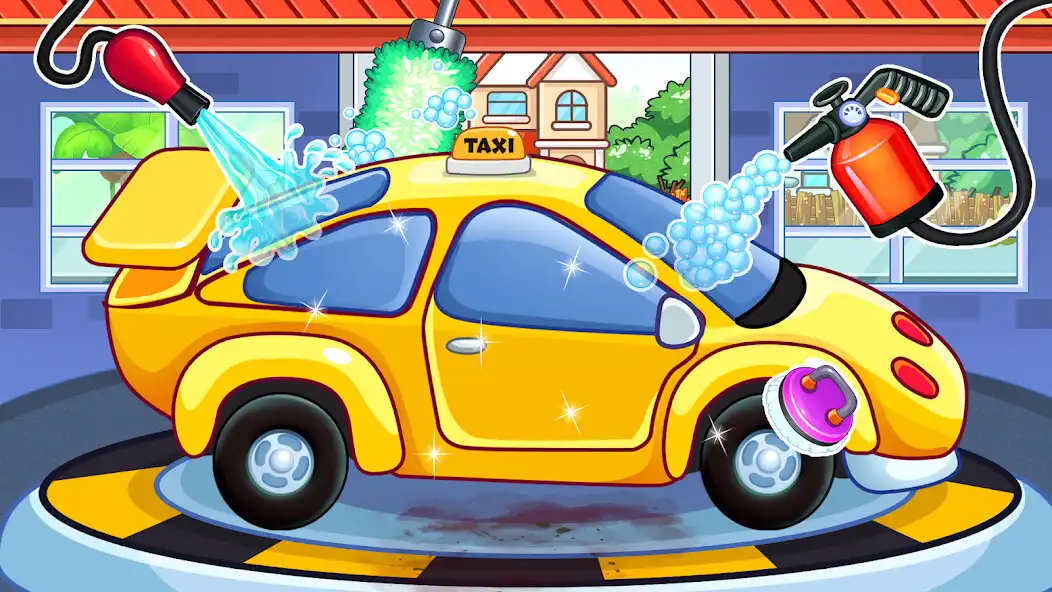 Play Kids Taxi - Driver Game as an online game Kids Taxi - Driver Game with UptoPlay