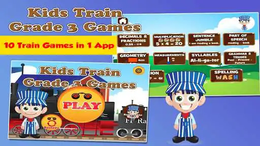 Play Kids Train 3rd Grade Games  and enjoy Kids Train 3rd Grade Games with UptoPlay