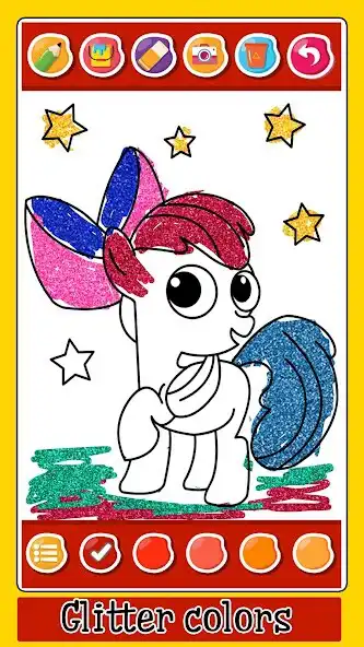 Play Kids unicorn mlp coloring book as an online game Kids unicorn mlp coloring book with UptoPlay